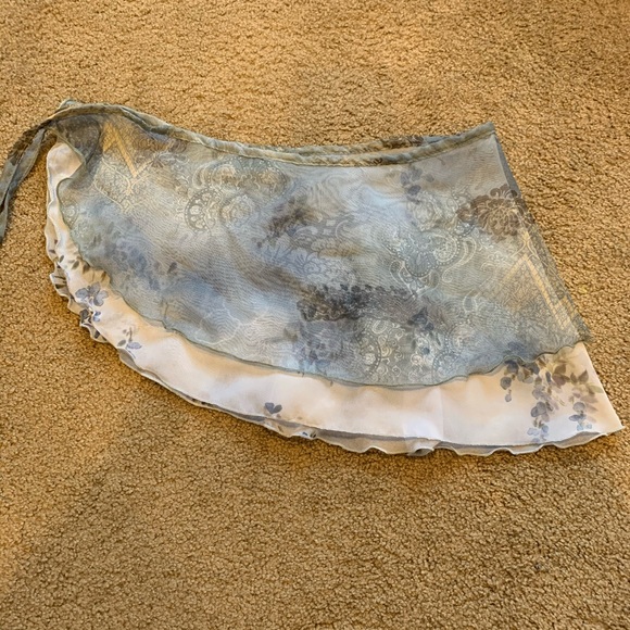 Capezio Dresses & Skirts - Reversible Floral Wrap Ballet Skirt